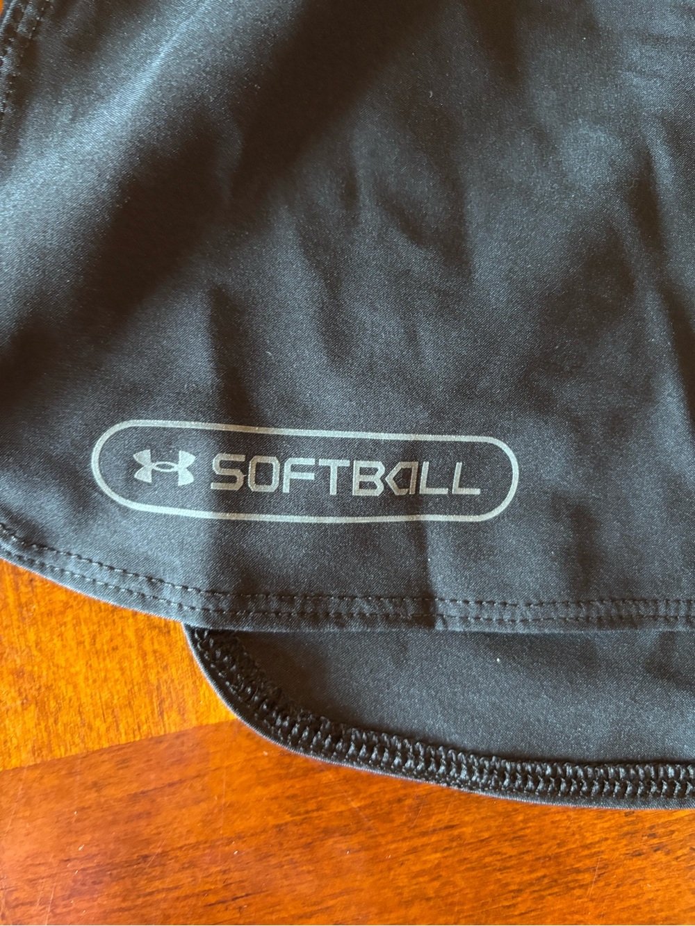 Under Armour Black Women's Softball 2-in-1 Shorts - Picture 4 of 5